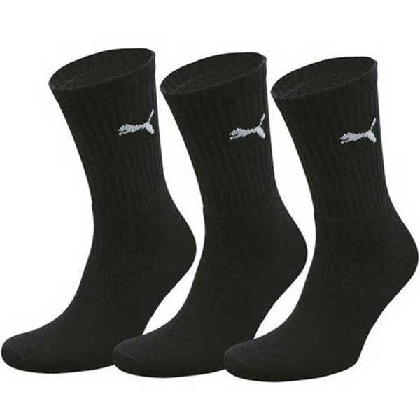 Crew Athletic Socks Puma Ribbed Style 3 Pack Set