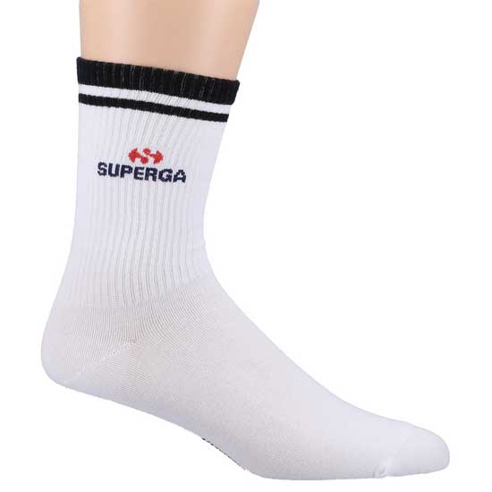 Crew Socks White Casual Cotton Blend