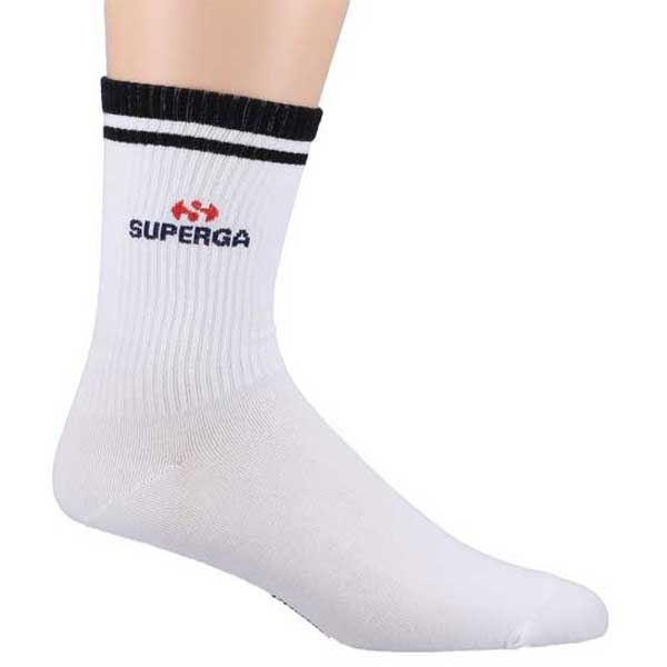 Crew Socks White Casual Cotton Blend
