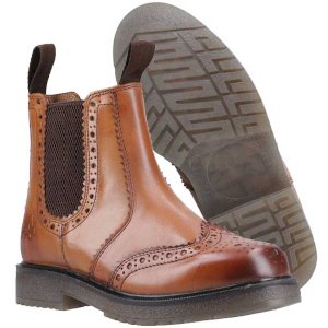 Dalby Pull On Brogue Footwear
