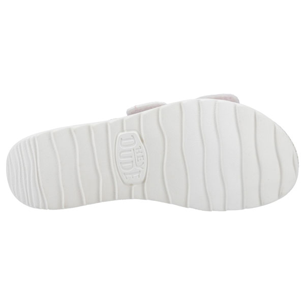 Delray Open Toe Slide – Eyelet Trim Design