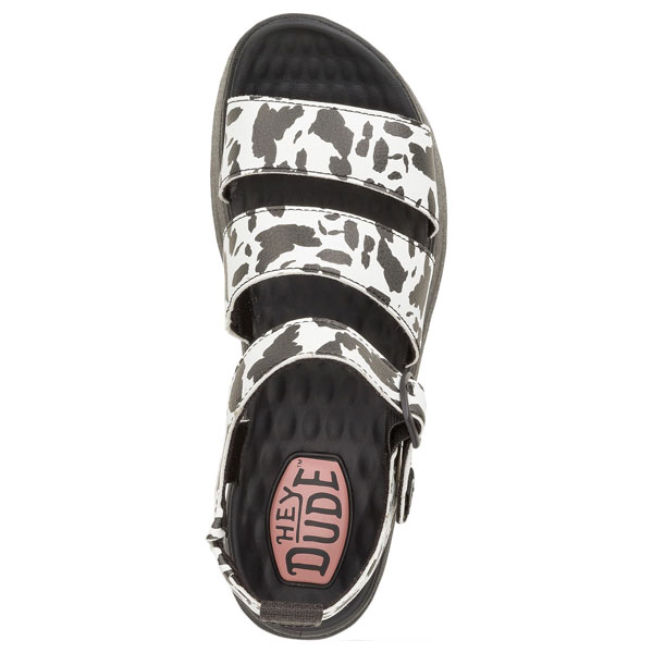 Delray Stylish Sandal – Buckle Strap & Animal Accent