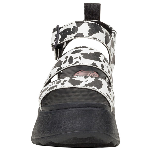 Delray Stylish Sandal – Buckle Strap & Animal Accent