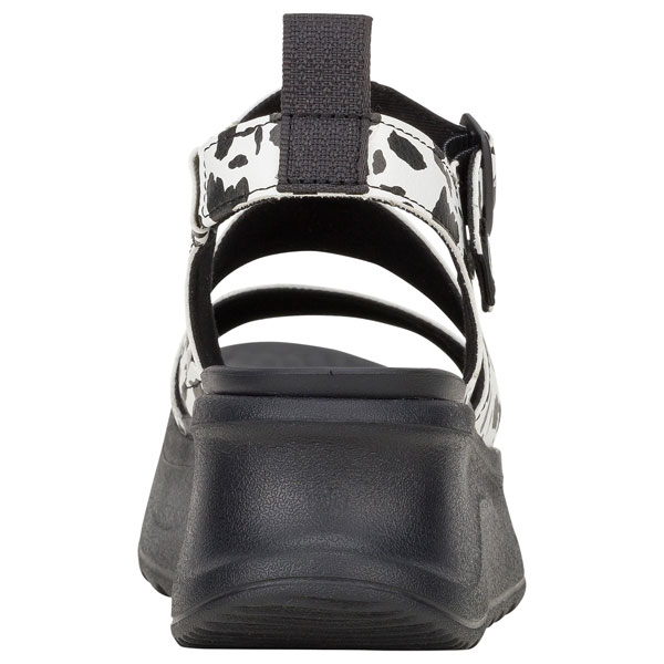 Delray Stylish Sandal – Buckle Strap & Animal Accent