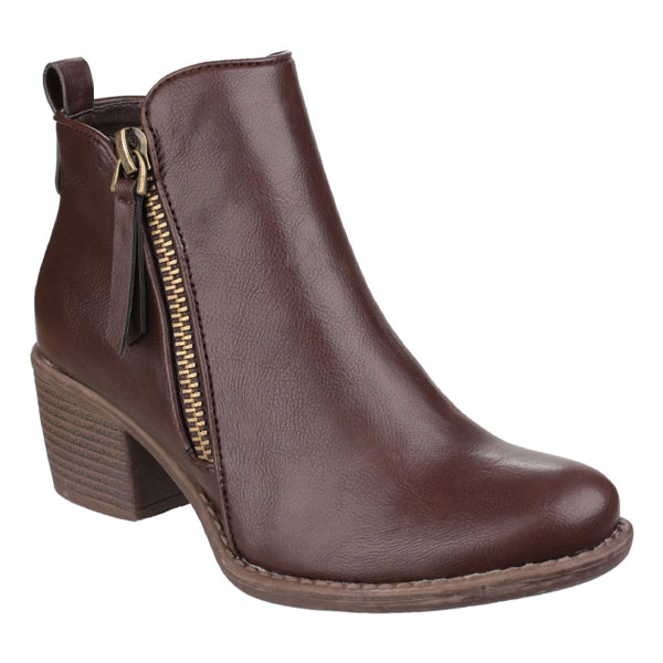 Dench Zip-Up Ankle Boot for Women