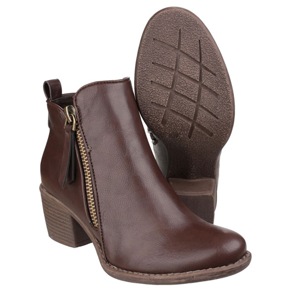 Dench Zip-Up Ankle Boot for Women