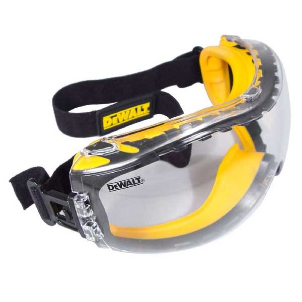 Dewalt Concealer Safety Goggle with Anti-Mist Coating