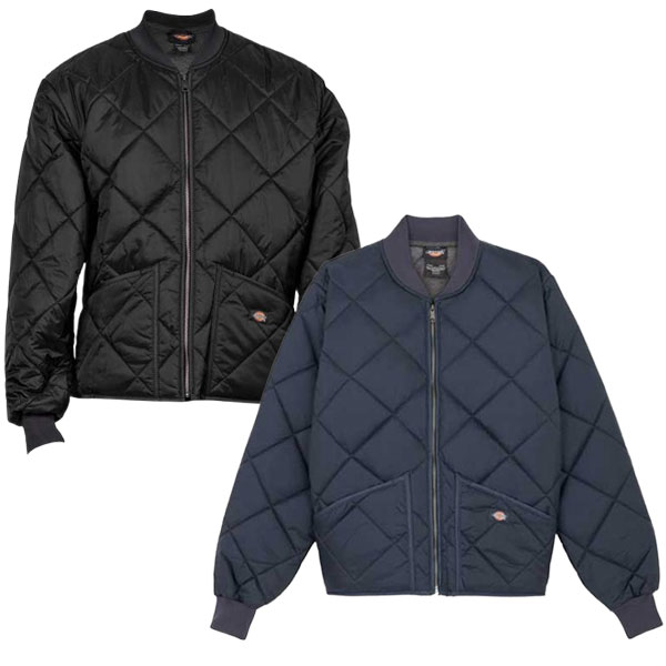 Diamond Quilted Nylon Jacket