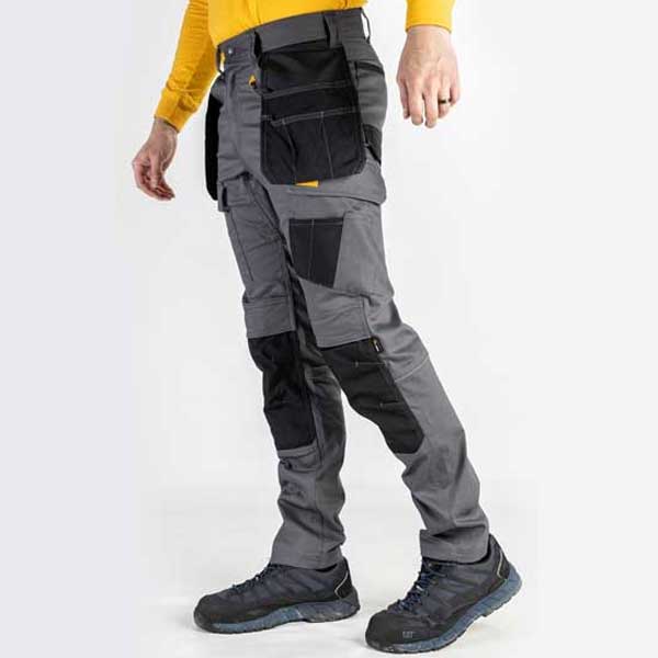 Durable Stretch Pocket Cargo Trousers for Men