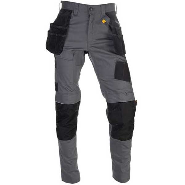Durable Stretch Pocket Cargo Trousers for Men