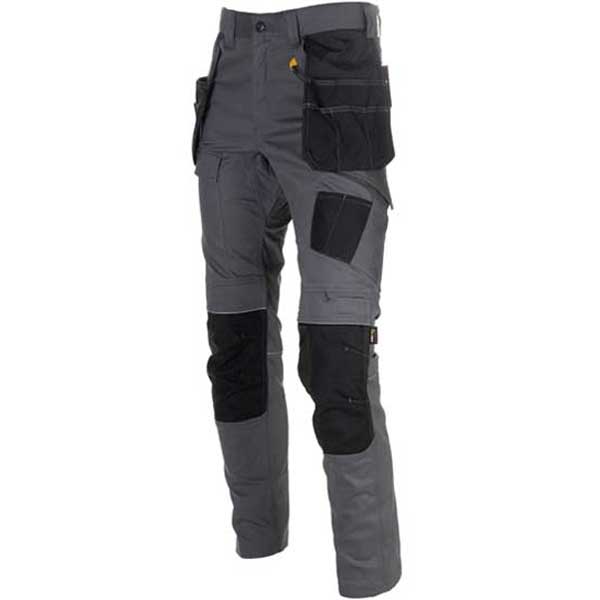 Durable Stretch Pocket Cargo Trousers for Men