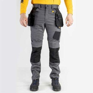 Durable Stretch Pocket Cargo Trousers for Men