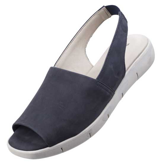 Easy Row Sandal in Soft Nubuck – Open Toe Design