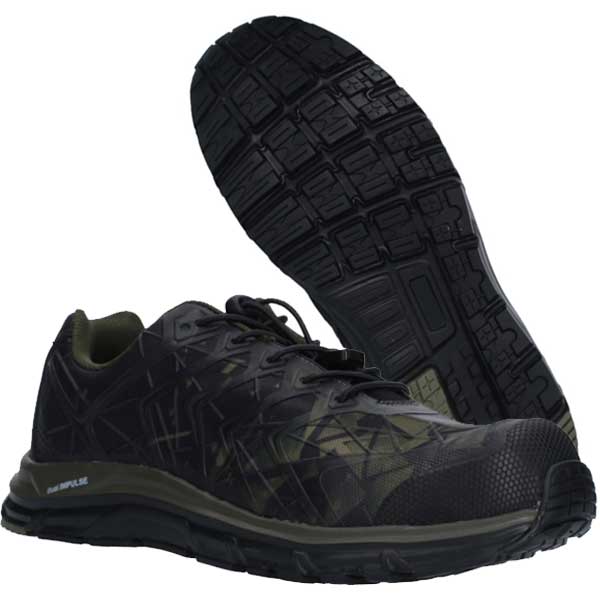 Energy Impulse Low Safety Shoe – Olive Green Comfort with Workplace Protection