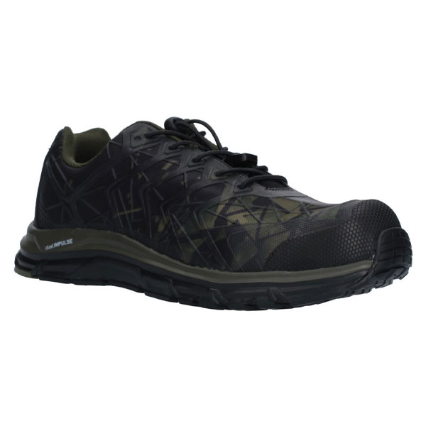 Energy Impulse Low Safety Shoe – Olive Green Comfort with Workplace Protection
