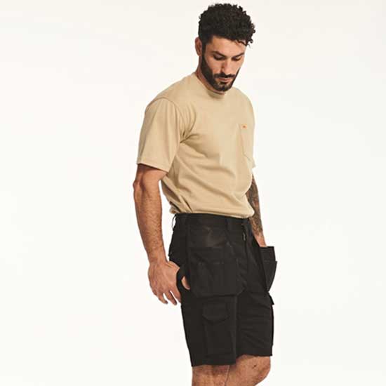 Essential Stretch Pocket Shorts Workday Comfort for Mens