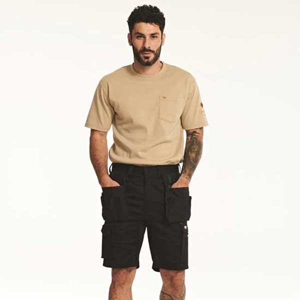 Essential Stretch Pocket Shorts Workday Comfort for Mens