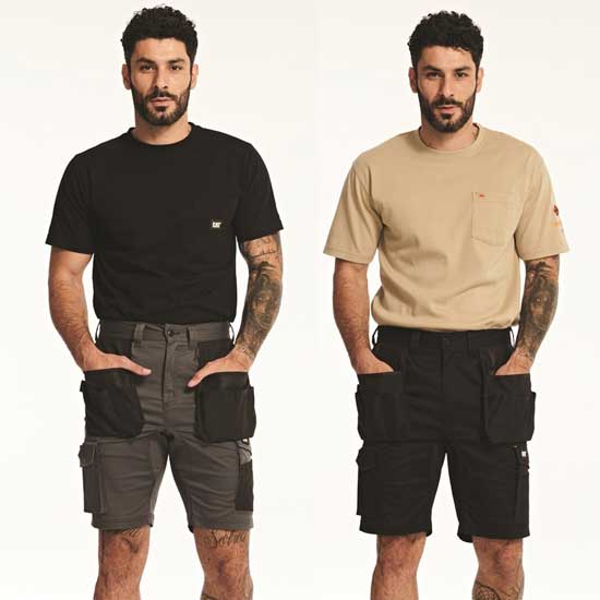 Essential Stretch Pocket Shorts Workday Comfort for Mens