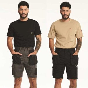 Essential Stretch Pocket Shorts Workday Comfort for Mens