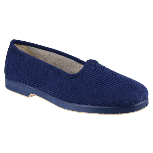 Eva Ladies Corduroy Slip-On Winter Slippers