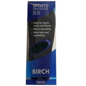 Black EVA Shock Absorbing Insoles