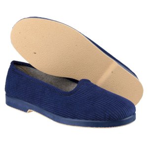 Eva Ladies Corduroy Slip-On Winter Slippers