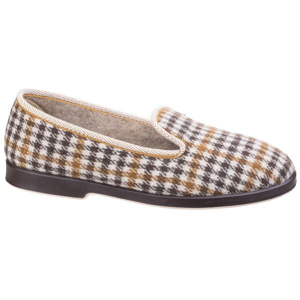 Everett Check Traditional Slipper