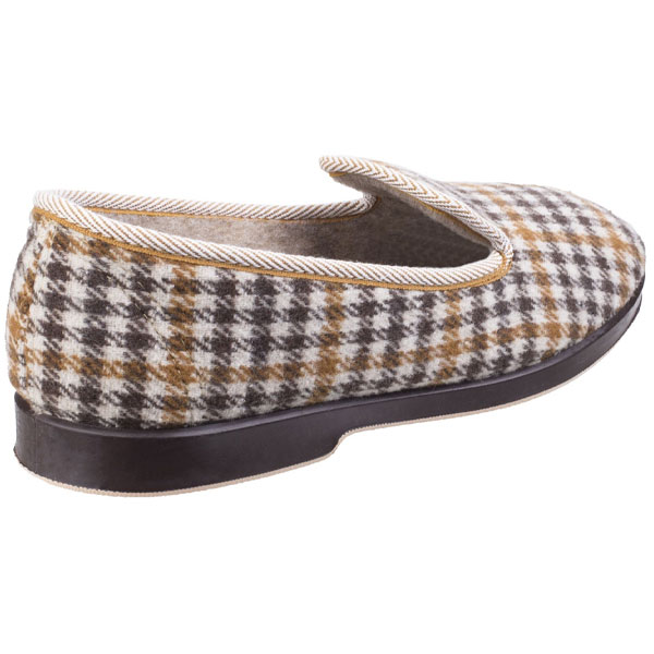 Everett Check Traditional Slipper