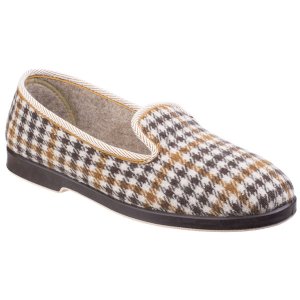 Everett Check Traditional Slipper