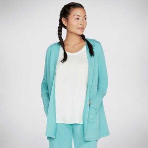 Ladies Everyday Belted Hoodigan with Silky Touch Fabric