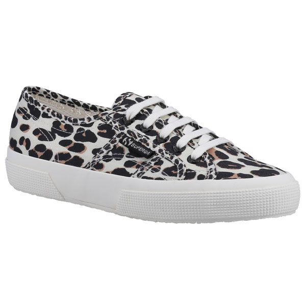 Everyday Trainer with Light Leopard Detailing