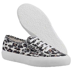 Everyday Trainer with Light Leopard Detailing