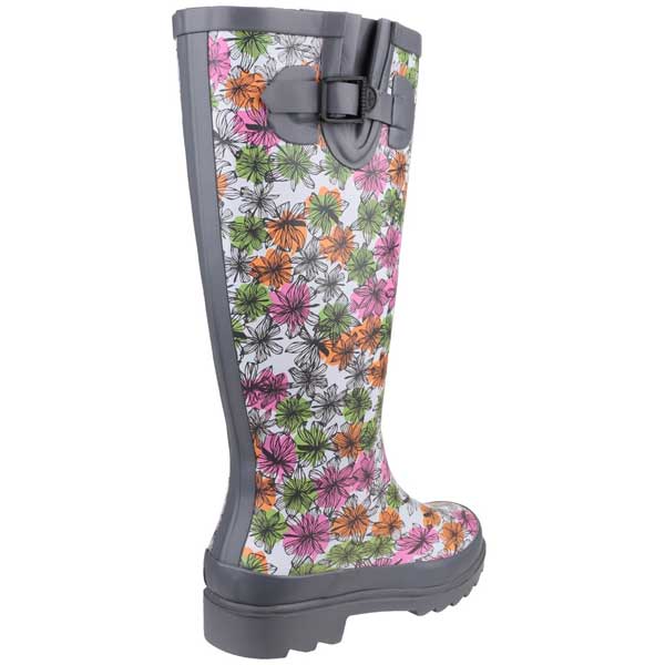 Flower Power Waterproof Boot