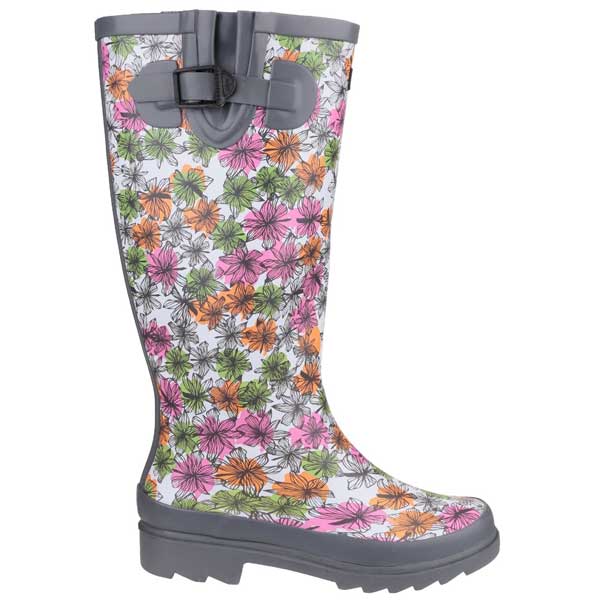 Flower Power Waterproof Boot