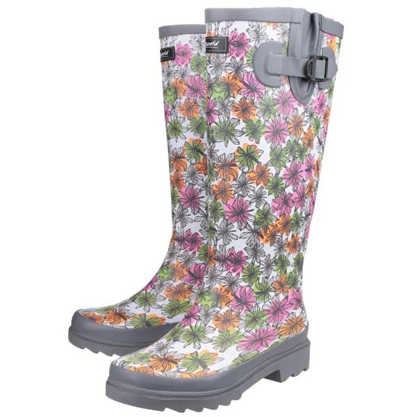 Flower Power Waterproof Boot
