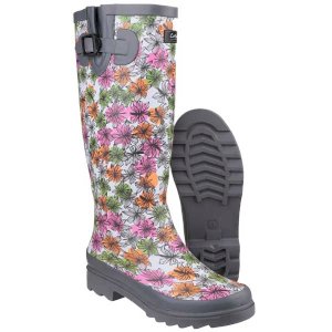 Flower Power Waterproof Boot