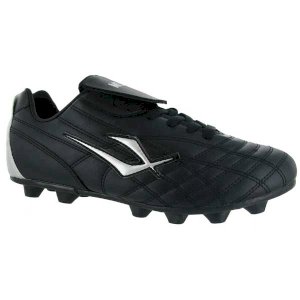 Lace-Up Firm Ground Football Boots with Moulded Studs
