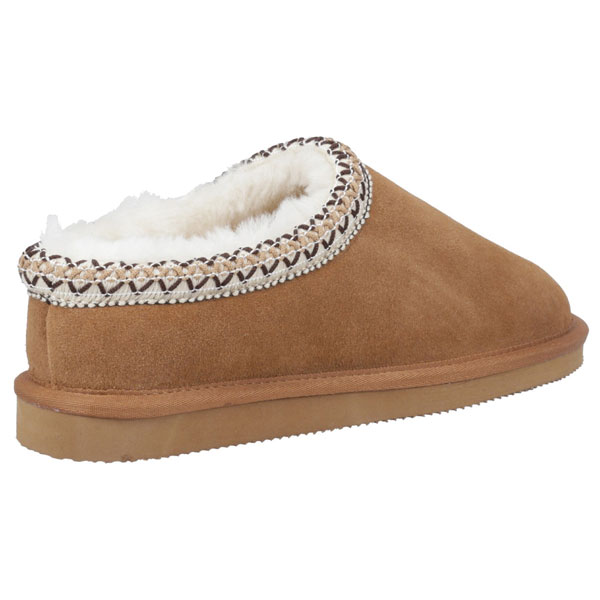 Foxmoor Sheepskin Lined Suede Slippers