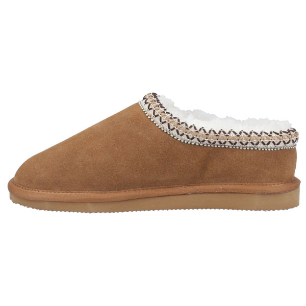 Foxmoor Sheepskin Lined Suede Slippers