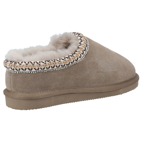 Foxmoor Sheepskin Lined Suede Slippers
