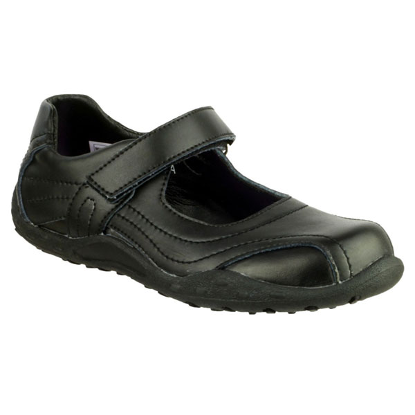 Freya  Fasten Strap School Shoe
