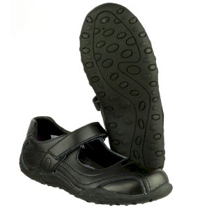 Freya  Fasten Strap School Shoe