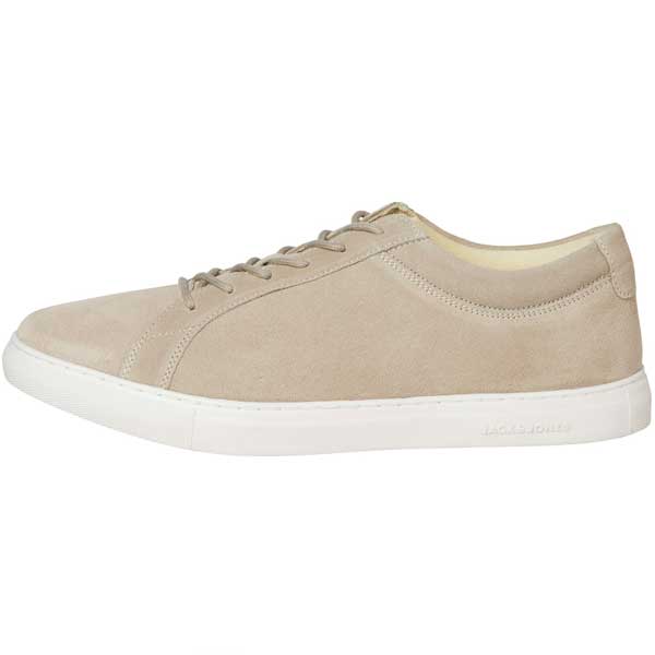 Soft Suede Trainers with Rubber Sole