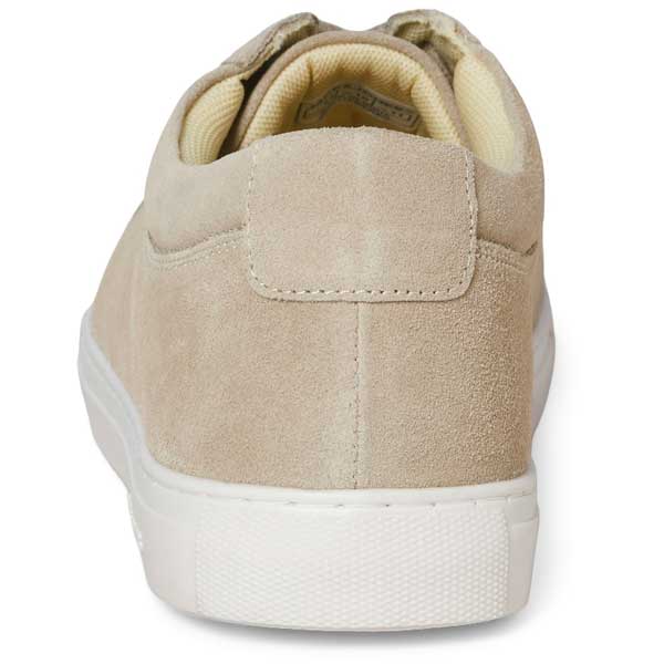 Soft Suede Trainers with Rubber Sole