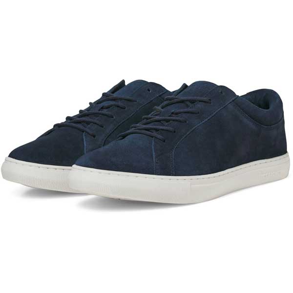 Soft Suede Trainers with Rubber Sole