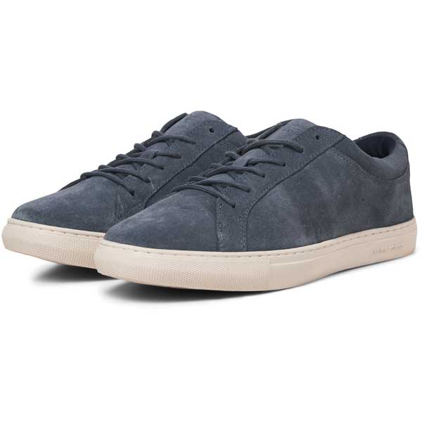 Soft Suede Trainers with Rubber Sole