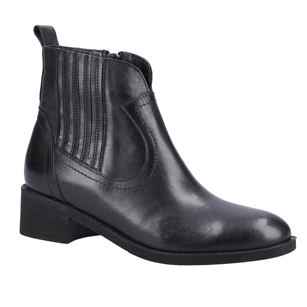 Georgie Smooth Leather Ankle Boots