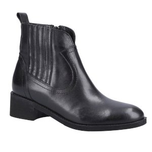 Georgie Smooth Leather Ankle Boots