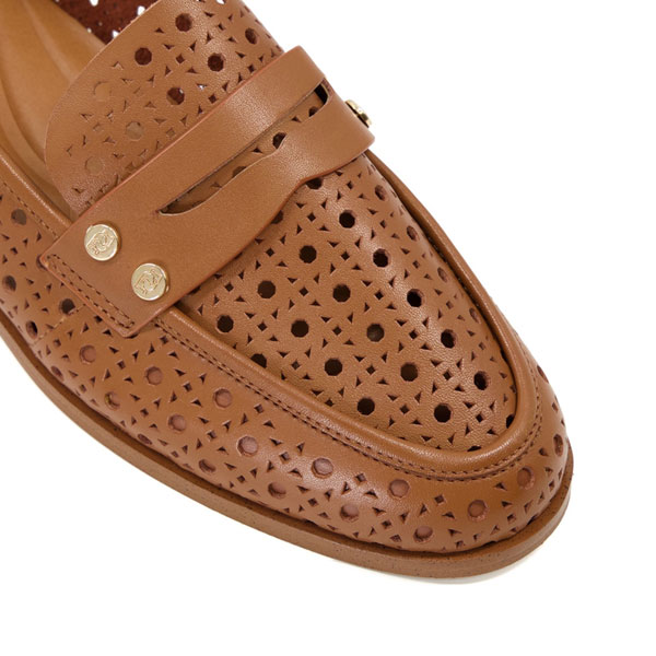 Glimmered Leather Footwear 