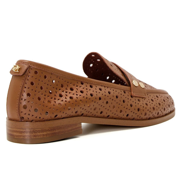 Glimmered Leather Footwear 